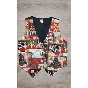 111 Main 12 Days of Christmas‎ Vest Size Large